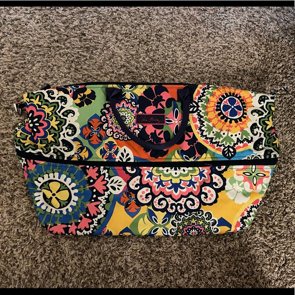 Vera Bradley Rio Expandable Travel Bag with Shoulder Strap